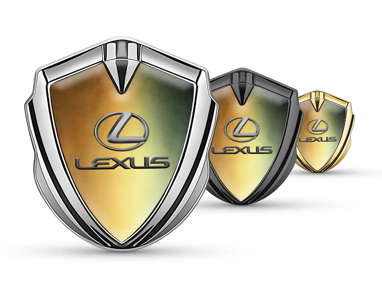 Lexus Silikon Emblem Abzeichen Pro Stil Edelstahl